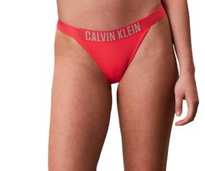 Calvin Klein Braguita de Bikini Mujer Brazilian con Logotipo en la Cintura, Rosa (Punch Pink), XL