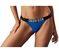 Calvin Klein Braguita de Bikini Mujer con Logotipo en la Cintura, Azul (Patch of Blue), XL