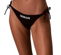 Calvin Klein Braguita de Bikini para anudar en los Laterales Mujer Side Tie con Logotipo, Negro (Black), M