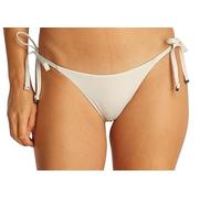 Calvin Klein Braguita de Bikini para anudar en los Laterales Mujer String Side Tie Ajustable, Blanco (Chalk), S