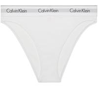 Calvin Klein Braguita Mujer High Leg con Logotipo en la Cintura, Blanco (White), L