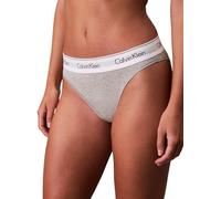 Calvin Klein Braguita Mujer High Leg con Logotipo en la Cintura, Gris (Grey Heather), S
