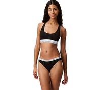 Calvin Klein Braguita Tipo Bikini Mujer con Logotipo en la Cintura, Negro (Black), XL