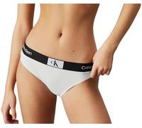Calvin Klein Braguita Tipo Bikini para Mujer Algodón Elástico, Blanco (White), M