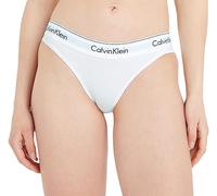 Calvin Klein Braguita Tipo Bikini para Mujer Algodón Elástico, Blanco (White), XS