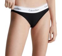 Calvin Klein Braguita Tipo Bikini para Mujer Algodón Elástico, Negro (Black), L
