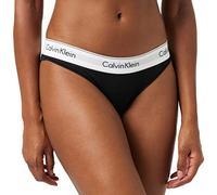 Calvin Klein Braguita Tipo Bikini para Mujer Algodón Elástico, Negro (Black), XL
