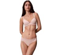 Calvin Klein Braguita Tipo Bikini para Mujer Tejido Elástico, Beige (Beechwood), M