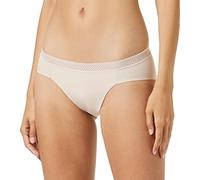 Calvin Klein Braguita Tipo Bikini para Mujer Tejido Elástico, Beige (Beechwood), S