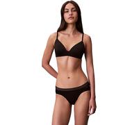 Calvin Klein Braguita Tipo Bikini para Mujer Tejido Elástico, Negro (Black), S