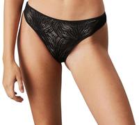 Calvin Klein Braguita Tipo Tanga para Mujer, Negro (Black), XS