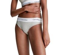 Calvin Klein Mujer Braguita Brasileña Algodón con Stretch, Gris (Grey Heather), L