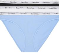 Calvin Klein Braguitas de Bikini para Mujer de Algodón Elástico Paquete de 3, M