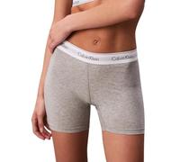 Calvin Klein Braguitas Hipster Mujer Boyshort Boxer Brief con Logotipo en la Cintura, Gris (Grey Heather), L