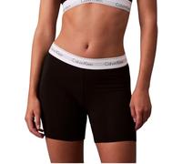 Calvin Klein Braguitas Hipster Mujer Boyshort Boxer Brief con Logotipo en la Cintura, Negro (Black), M