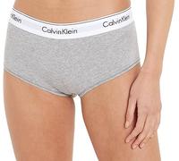 Calvin Klein Jeans Mujer Shorts Hipster Algodón con Stretch, Gris (Grey Heather), L