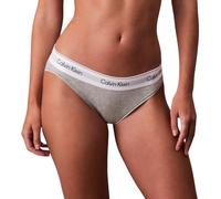 Calvin Klein Braguitas Tipo Bikini Mujer con Logotipo en la Cintura, Gris (Grey Heather), M