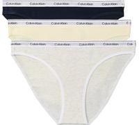Calvin Klein Women Bikini 3PK Green (Shoreline/Snow Heather/Pear SORBE) L