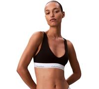 Calvin Klein Bralette Mujer Unlined Triangle Tirantes Ajustables, Negro (Black), S