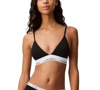 Calvin Klein - Bralette triángulo con forro de algodón moderno para mujer - Negro - Small