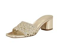 Calvin Klein Brianny, Sandalia con talón Mujer, Oro 710, 39 EU