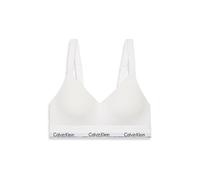 Calvin Klein Sujetador Bralette Mujer Lift con Logotipo en la Cintura, Blanco (White), M