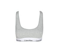 Calvin Klein Sujetador bralette Mujer LV00QF8493 sin relleno con logotipo en la cintura Gris L