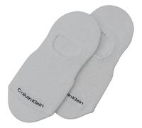 Calvin Klein Calcetines para mujer Diamond Open Work High Cut Footie (paquete de 2), Blanco, Talla única