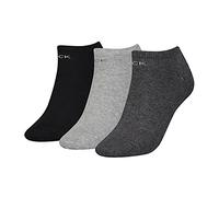Calvin Klein Calcetines para mujer (paquete de 3), Gris oscuro, Talla única