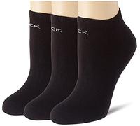 Calvin Klein Calcetines para mujer (paquete de 3), Negro, Talla única