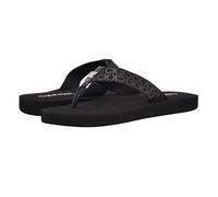 Calvin Klein Caluha, Chanclas Mujer, Black Logo 001, 39 EU