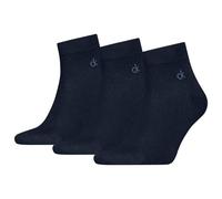 Calvin Klein Calvin Klein Casual Flat Knit Cotton Men's Quarter Socks 2 pack, Cuarto de los hombres, Navy, 39/42