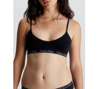 Calvin Klein Sujetador tipo bralette Mujer Lightly Lined Triangle con copas preformadas, Negro (Black), XS