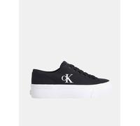 Calvin Klein Calvin Klein - Zapatilla en algodón con plataforma. Negro Talla 40