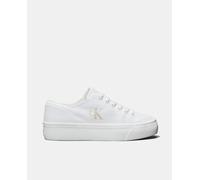 Calvin Klein Calvin Klein - Zapatillas casuales de plataforma de mujer. Blanco Talla 39