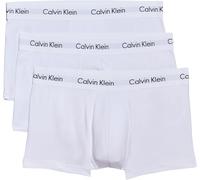 Calvin Klein Calzoncillos bóxer Hombre Pack de 3 Low Rise Trunks Ropa interior, Blanco (White), XL