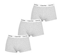 Calvin Klein Calzoncillos bóxer Hombre Pack de 3 Low Rise Trunks Ropa interior, Gris (Grey Heather), XS