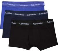 Calvin Klein Calzoncillos bóxer Hombre Pack de 3 Low Rise Trunks Ropa Interior, Multicolor (Black/Blueshadow/Cobaltwater DTM WB), L