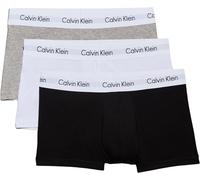 Calvin Klein Calzoncillos bóxer Hombre Pack de 3 Low Rise Trunks Ropa Interior, Multicolor (Black/White/Grey Heather), L
