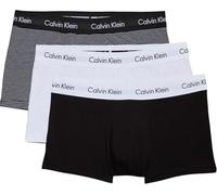 Calvin Klein Calzoncillos bóxer Hombre Pack de 3 Low Rise Trunks Ropa Interior, Multicolor (White/B&W Stripe/Black), S