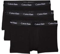 Calvin Klein Calzoncillos bóxer Hombre Pack de 3 Low Rise Trunks Ropa Interior, Negro (Black W Black WB), XL