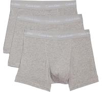 Calvin Klein Calzoncillos bóxer Hombre Pack de 3 Trunks Ropa Interior, Gris (Grey Heather), M