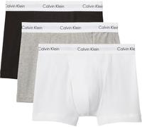 Calvin Klein Calzoncillos bóxer Hombre Pack de 3 Trunks Ropa Interior, Multicolor (Black/White/Grey Heather), L