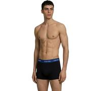 Calvin Klein Calzoncillos bóxer Hombre Pack de 5 Low Rise Trunks Ropa Interior, Negro (Blk W Green Bloom WB/Blk W Dazzlin), L