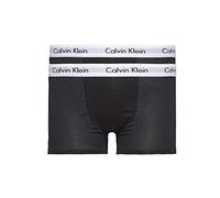 Calvin Klein Calzoncillos bóxer Pack de 2 Chicos Trunks de algodón elástico, Negro (Black), 8-10 Años