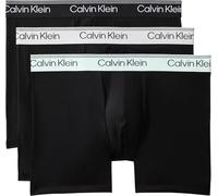Calvin Klein Calzoncillos bóxer Pack de 3 Hombre Briefs con elástico, Multicolor (Black/Light Cast/Feel The Mint), L
