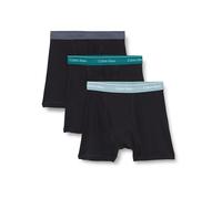 Calvin Klein Calzoncillos bóxer Pack de 3 Hombre Briefs con Logotipo en la Cintura, Multicolor (Black Bodies W/Ink/Zoni Beach/Turf), S