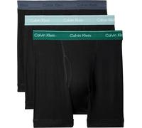 Calvin Klein Calzoncillos bóxer Pack de 3 Hombre Briefs con Logotipo en la Cintura, Multicolor (Black Bodies W/Ink/Zoni Beach/Turf), S