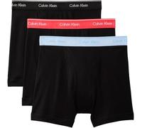 Calvin Klein Calzoncillos bóxer Pack de 3 Hombre Briefs con Logotipo en la Cintura, Negro (Black Bodies W/Black/Punch Pink/BR), M