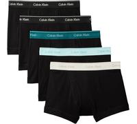 Calvin Klein Calzoncillos bóxer Pack de 5 Hombre Trunks con Logotipo en la Cintura, Negro (Black Bodies W/Black/Niagara Falls), S